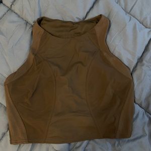 Mesh Panelled Training Shelf Tank Top